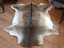 Fallow deer skin hide pelt area rug carpet hunting luxury home decor arts picture