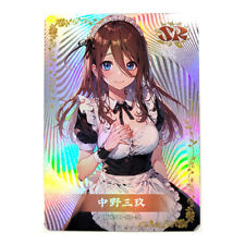 Goddess Story Flower Girl 2 Waifu Holo SR Card 50 - Quintuplets Nakano Miku picture