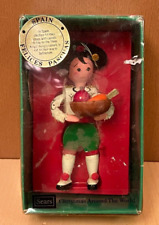Vintage SEARS Christmas Around the World Christmas Ornament SPAIN Child picture
