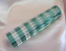 1930s ANTIQUE ART DECO CRYSTAL GLASS PAPER WEIGHT HAND POLISHED picture