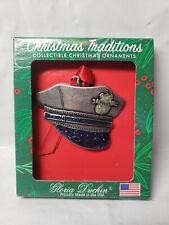 POLICE HAT CHRISTMAS ORNAMENT BY GLORIA DUCHIN picture