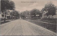 Postcard Washington Avenue Newtown PA 1909 picture