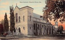 Chico CA California St. John the Baptist Catholic Church 1920s Vtg Postcard B49 picture