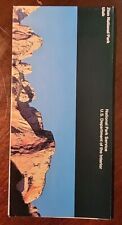 1989 Zion National Park Utah Fold-out Travel Brochure Map-National Park Service picture