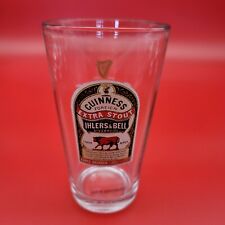 Guinness Pint Beer Glass Extra Stout Ihlers & Bell Liverpool Bull Pub Mancave picture