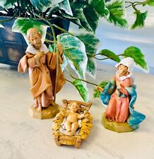 Fontanini 5” Nativity Figures The Holy Family 1991 Mary Joseph Jesus picture