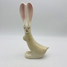 Vintage big eyed long ears ceramic Rabbit picture