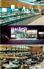 NY fabulous self serve restaurant Hectors 1956 postcard a50 picture