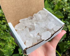 Clear Quartz Points Crystal Collection 1/2 Lb (8 oz) Natural Specimens in Box picture