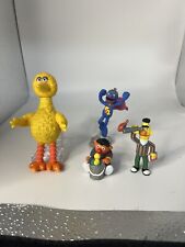 Lot of 4 Vintage Sesame Street Character Toys & Figures picture