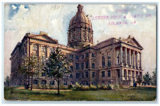 1907 The Capitol Atlanta From Lester Book Staty Co GA Oilette Tuck Art Postcard picture
