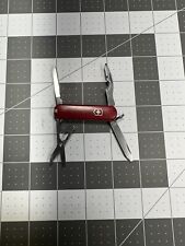 Victorinox Rambler Swiss Army Knife Red 58MM - Red Blade Worn - 6677 picture