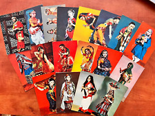 Lot of postcards Soviet Postcards Indian Dolls Indian Dances Vintage postcard picture