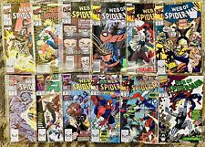 Web Of Spider-Man. Mixed Lot Of 12. Marvel Comics VF+/NM Condition Copper Age. picture