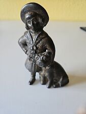 Antique Original A.C. Williams Buster Brown & Tige Cast Iron Still Bank picture