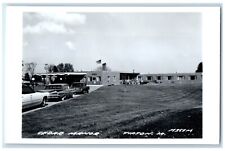 c1940's View Of Cedar Manor Cars Tipton Iowa IA RPPC Photo Vintage Postcard picture