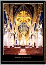 Postcard: Basilica of the Sacred Heart, Notre Dame, Indiana - Ornate Interi A111 picture