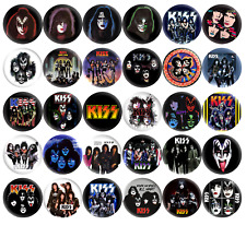 KISS Buttons 70's 80's Hair Band Classic Hard Rock Retro Music 1