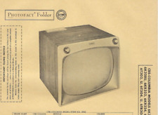 1956 CBS COLUMBIA 6T303 6K321 TELEVISION Tv Photofact MANUAL 6K322 6K327U 6K328U picture