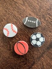 Vintage NOS Erasers Lot Of 4 Sports football soccer baseball basketball novelty picture
