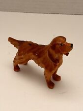 Vintage Mid Century Folk Art Carved Golden Retriever Wood Dog picture