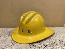 Vintage E. D. Bullard Co. Hard Boiled Yellow Fiberglass Firemen’s Helmet picture
