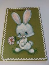 Greeting Card Vintage For You, Mommie Bunny Flower picture