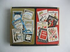 Vintage Musical Opera Themed Playing Cards Double Deck APC Co Stamp New Sealed picture