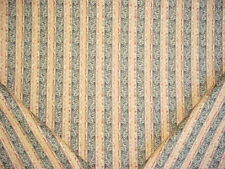 6-7/8Y ROBERT ALLEN DURALEE COUNTRY FRENCH FLORAL STRIPE UPHOLSTERY FABRIC picture