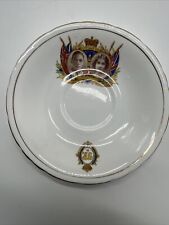 Sutherland Saucer: George VI's / Royal Queen Elizabeth Coronation 12th May 1937 picture