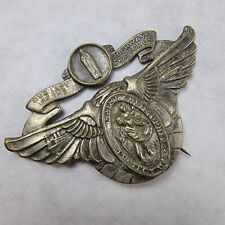 Our Lady of The Highways Pray For Us St. Christopher Protect Travel Wings Pin picture