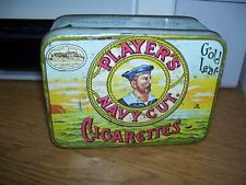 VINTAGE PLAYER'S NAVY CUT CIGARETTES TIN picture