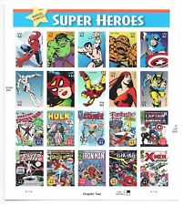2006 Marvel Comics Super Heroes Stamp Sheet NM+ Condition 39 Cent Stamps picture