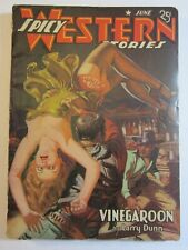 Spicy Western Stories Pulp v. 7 #6, Jun. 1941 FN  Anderson Upside Down Dame Cvr picture