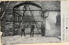 Stillwater MN Prison Guards at Main Gate Minnesota Antique Postcard c1910 picture