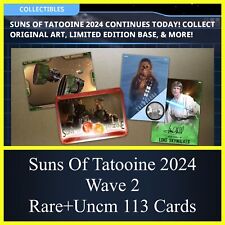 SUNS OF TATOOINE 2024 WAVE 2 RARE+UNCMN 113 CARD SET-TOPPS STAR WARS CARD TRADER picture
