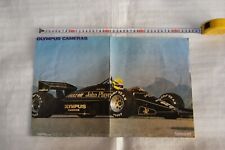 Ayrton Senna Autographed Real Hand Signed Pin-up Poster Autosport F1 F-1 LOTUS picture
