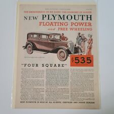 Vintage 1931 Plymouth Sedan 