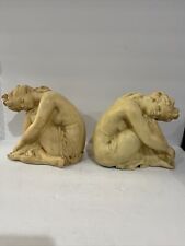 MCM Universal Statuary Corp. 1962 Chicago Pair Nude Female Statues, Bookends picture