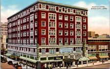 Vintage Postcard view of the Martin Hotel Sioux City Iowa IA                2736 picture