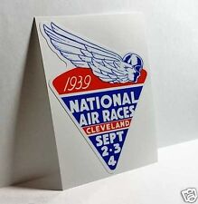 National Air Races 1939 Vintage Style Travel Decal / Vinyl Sticker,Luggage Label picture
