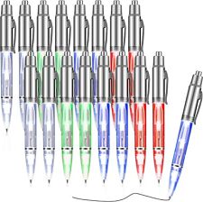 16 Pcs Lighted Tip Pen Writing Ball Point Pen with LED Flashlight, NEW picture