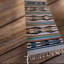 NEW Authentic traditional 2.5'x5' Zapotec Handwoven Wool Rug Handmade in Mexico picture
