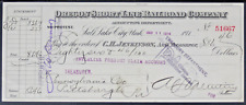 Railroad Bank Check - Oregon Short Line Railroad Co  1914  EPH29 picture