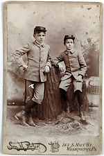 Trinity School for Boys Washington Pennsylvania Antique Cabinet Card Photograph picture