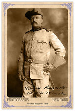 Roughrider Later President Theodore Roosevelt Photograph A+ Reprint Cabinet Card picture