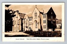 Peosta IA-Iowa RPPC, New Melleray Abbey Guest House, Antique, Vintage Postcard picture