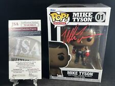 Mike Tyson Signed Boxing Funko Pop #01 Tyson Hologram+JSA+Magnetic Protector picture