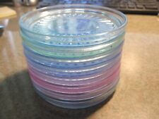 8 Vintage Tupperware Coaster Set Acrylic Stackable picture