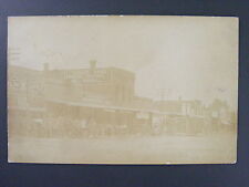 Solomon Kansas KS Main Street Buggies Wagons Signs Real Photo Postcard RPPC 1908 picture